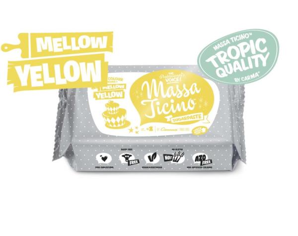 Massa Ticino Tropic Fondant gelb 250g