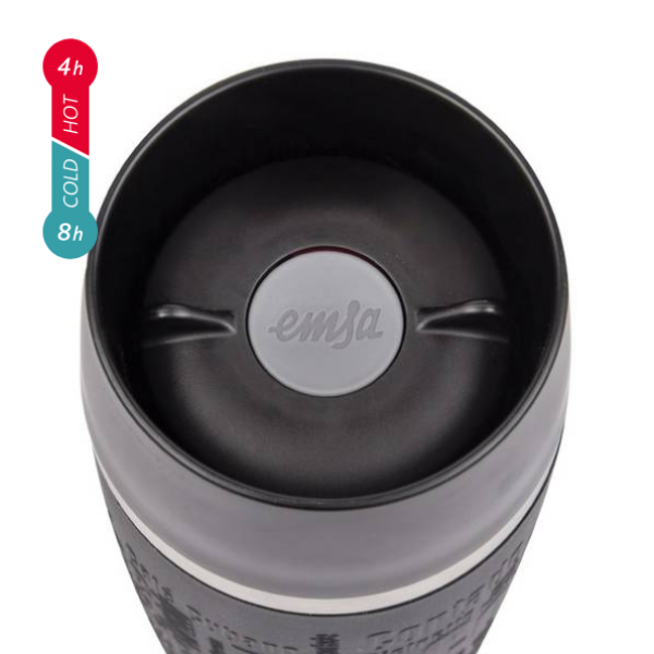 EMSA TRAVEL MUG Classic Thermobecher schwarz 0,36l