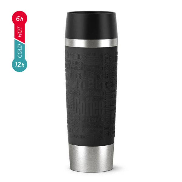 EMSA TRAVEL MUG Classic Grande Thermobecher schwarz 0,5l