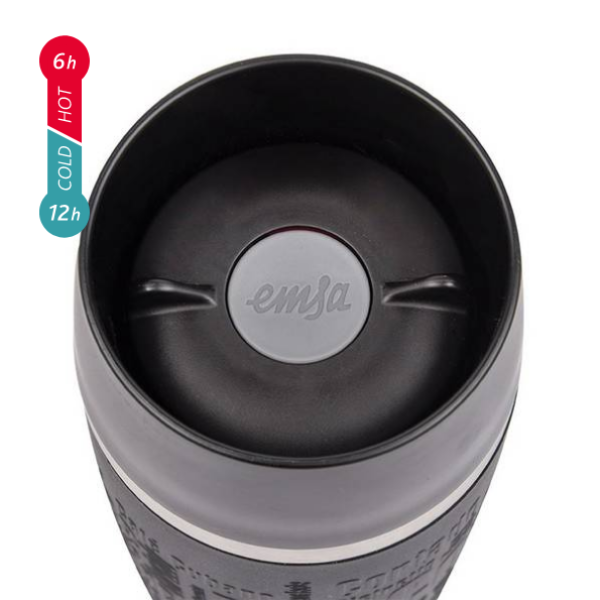 EMSA TRAVEL MUG Classic Grande Thermobecher schwarz 0,5l